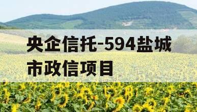 央企信托-594盐城市政信项目
