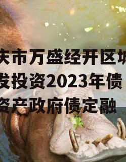 重庆市万盛经开区城市开发投资2023年债权资产政府债定融