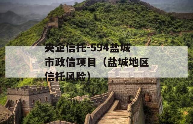 央企信托-594盐城市政信项目（盐城地区信托风险）