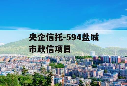 央企信托-594盐城市政信项目