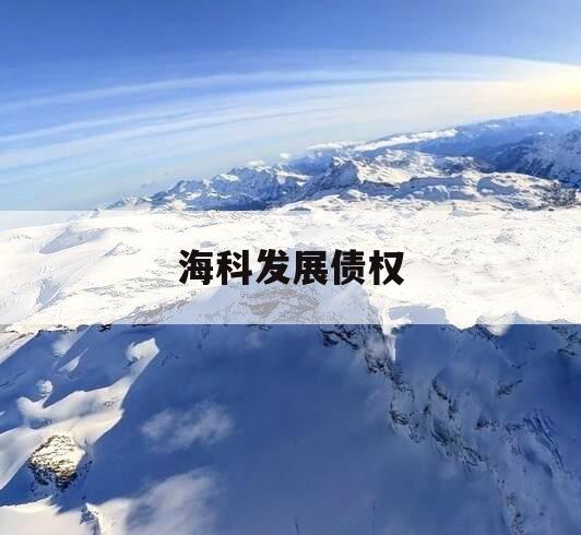 海科发展债权
