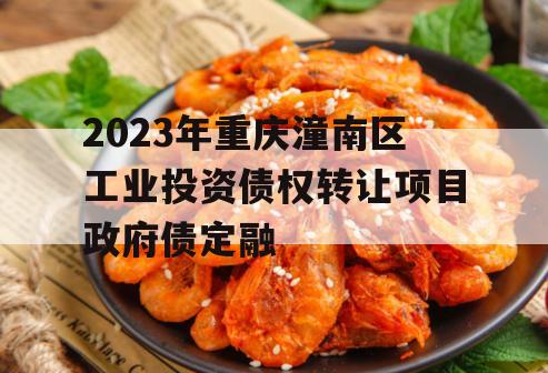 2023年重庆潼南区工业投资债权转让项目政府债定融