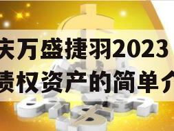 重庆万盛捷羽2023年债权资产的简单介绍