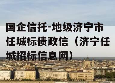 国企信托-地级济宁市任城标债政信（济宁任城招标信息网）