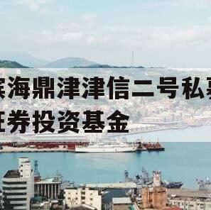 滨海鼎津津信二号私募证券投资基金
