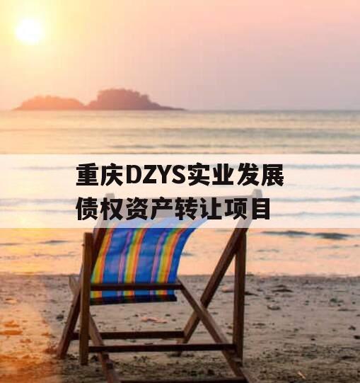 重庆DZYS实业发展债权资产转让项目