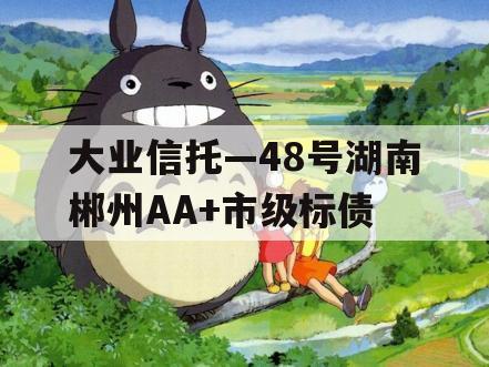 大业信托—48号湖南郴州AA+市级标债