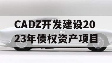 CADZ开发建设2023年债权资产项目