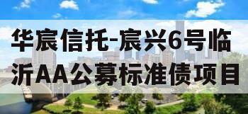 华宸信托-宸兴6号临沂AA公募标准债项目