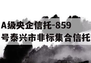 A级央企信托-859号泰兴市非标集合信托