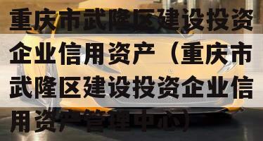 重庆市武隆区建设投资企业信用资产（重庆市武隆区建设投资企业信用资产管理中心）