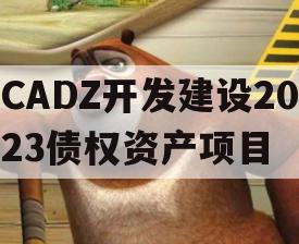 CADZ开发建设2023债权资产项目