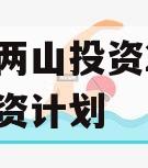 湖北两山投资2023年融资计划