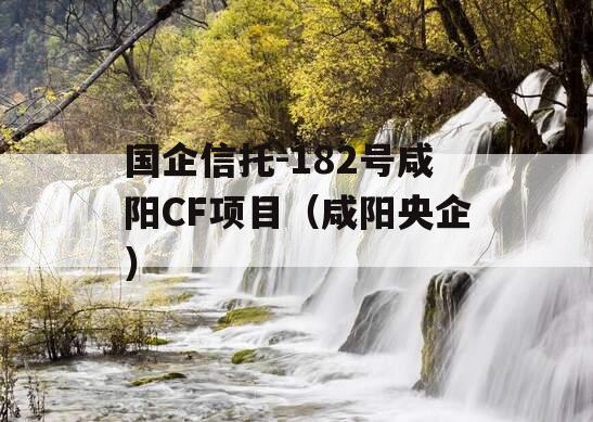 国企信托-182号咸阳CF项目（咸阳央企）