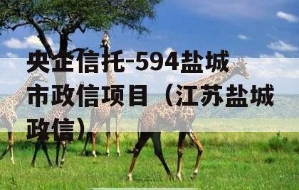 央企信托-594盐城市政信项目（江苏盐城政信）