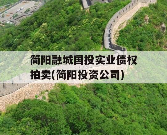 简阳融城国投实业债权拍卖(简阳投资公司)