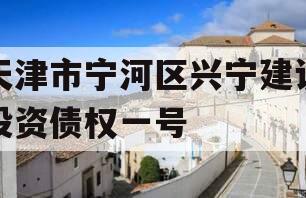 天津市宁河区兴宁建设投资债权一号