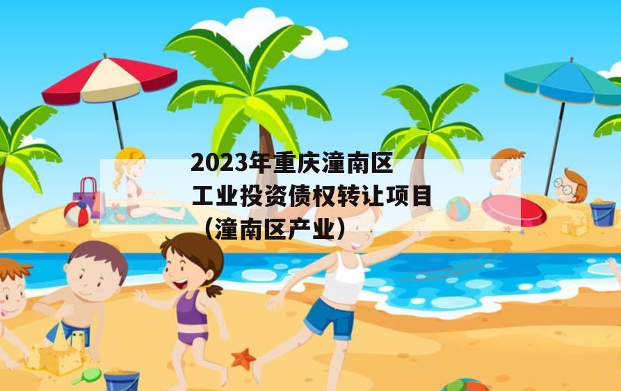 2023年重庆潼南区工业投资债权转让项目（潼南区产业）