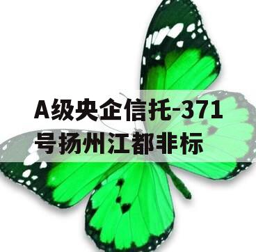 A级央企信托-371号扬州江都非标