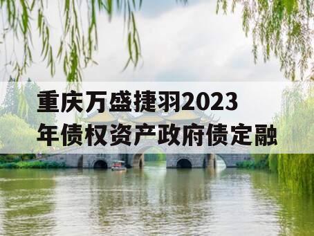 重庆万盛捷羽2023年债权资产政府债定融