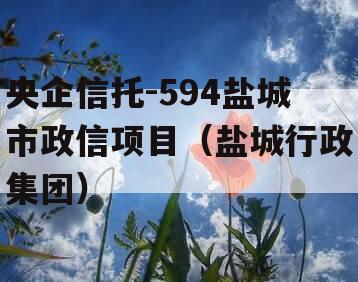 央企信托-594盐城市政信项目（盐城行政集团）