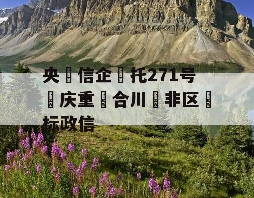 央信企托271号庆重合川非区标政信 央信企托271号庆重合川非区标政信