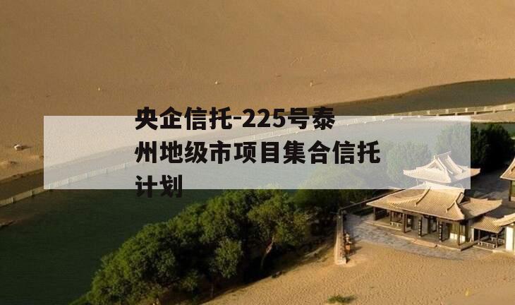 央企信托-225号泰州地级市项目集合信托计划