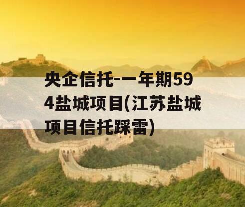 央企信托-一年期594盐城项目(江苏盐城项目信托踩雷)