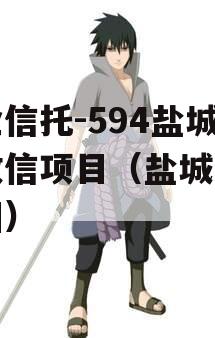 央企信托-594盐城市政信项目（盐城市政集团）