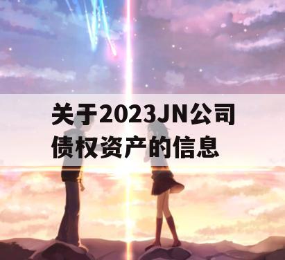关于2023JN公司债权资产的信息