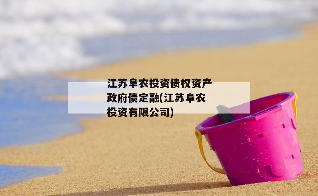 江苏阜农投资债权资产政府债定融(江苏阜农投资有限公司)