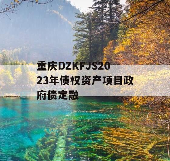重庆DZKFJS2023年债权资产项目政府债定融