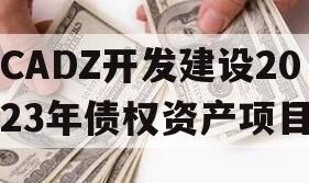 CADZ开发建设2023年债权资产项目
