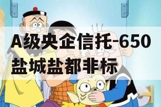 A级央企信托-650盐城盐都非标