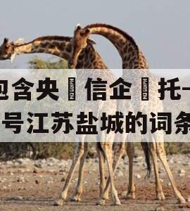 包含央‮信企‬托-42号江苏盐城的词条
