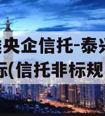 A类央企信托-泰兴市非标(信托非标规模)