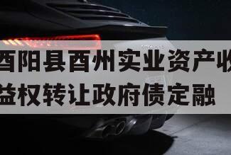 酉阳县酉州实业资产收益权转让政府债定融