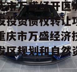 重庆市万盛经开区城市开发投资债权转让项目（重庆市万盛经济技术开发区规划和自然资源局）