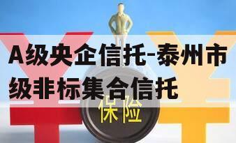 A级央企信托-泰州市级非标集合信托