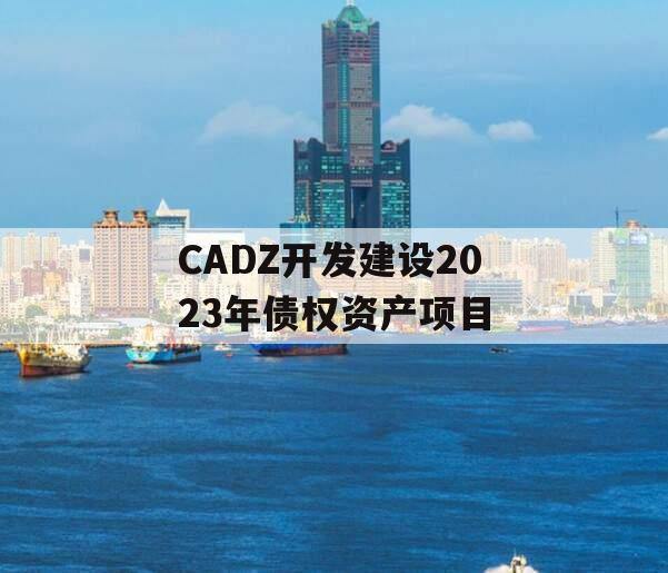 CADZ开发建设2023年债权资产项目
