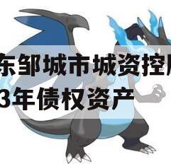 山东邹城市城资控股2023年债权资产