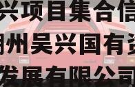 央企信托-141号湖州吴兴项目集合信托计划(湖州吴兴国有资本投资发展有限公司债务)