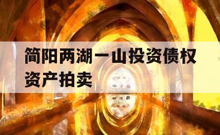 简阳两湖一山投资债权资产拍卖