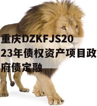 重庆DZKFJS2023年债权资产项目政府债定融