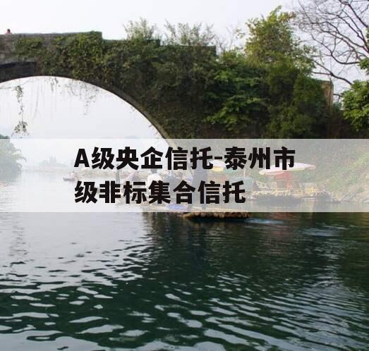 A级央企信托-泰州市级非标集合信托