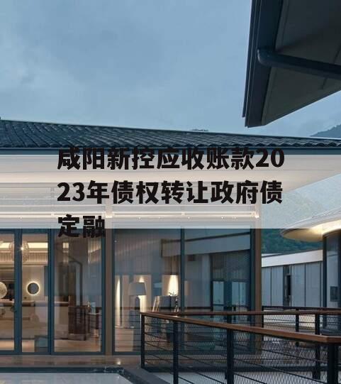 咸阳新控应收账款2023年债权转让政府债定融