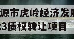 济源市虎岭经济发展2023债权转让项目
