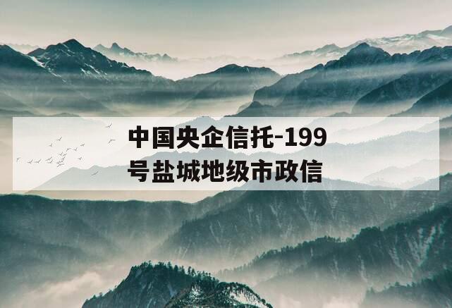 中国央企信托-199号盐城地级市政信
