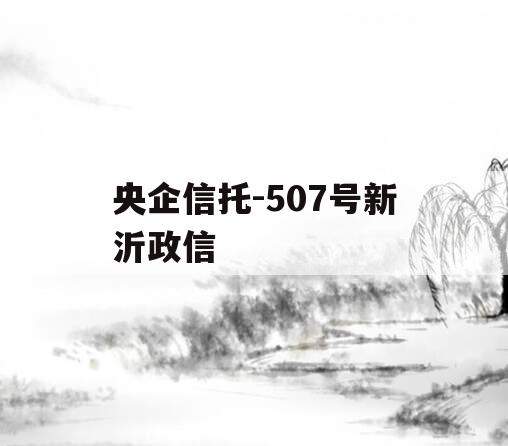 央企信托-507号新沂政信