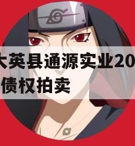 大英县通源实业2023债权拍卖